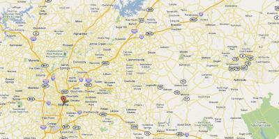 Mapa de Atlanta ga